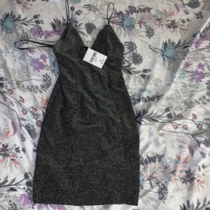 Beautiful Silver and black dress . Brand new